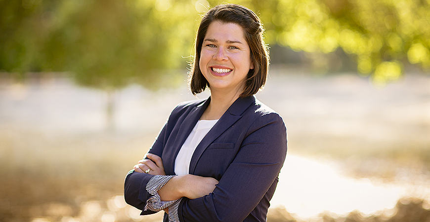 UC Chancellor’s Postdoctoral Fellow Hannah Palmer, Ph.D.